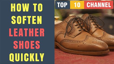 how to make fake leather shoes softer|best leather conditioner to soften.